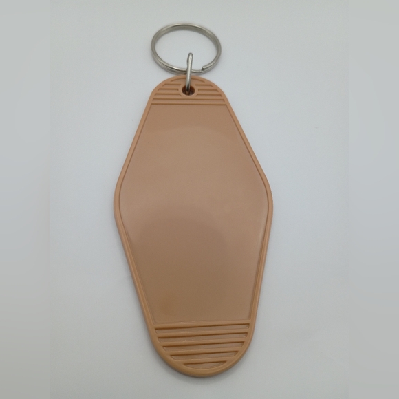 Handmade Retro Hotel Keychain Empowered Women UV Resin Sealed DTF - Picture 2 of 3